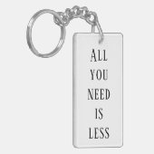 All you need is less sleutelhanger (Voorkant Links)