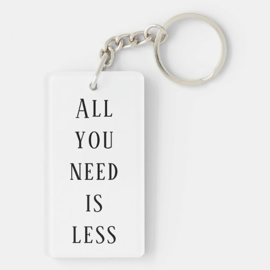 All you need is less sleutelhanger (achterkant)