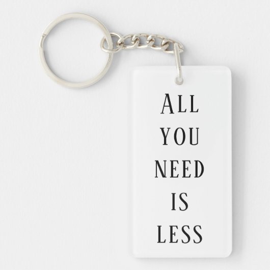 All you need is less sleutelhanger (Voorkant)