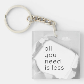 All you need is less sleutelhanger