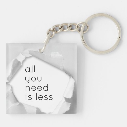 All you need is less sleutelhanger (Achterkant)