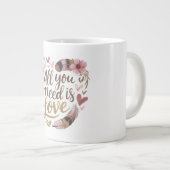 All You Need Is Love – A Gentle Boho Whisper Grote Koffiekop (Voorkant rechts)