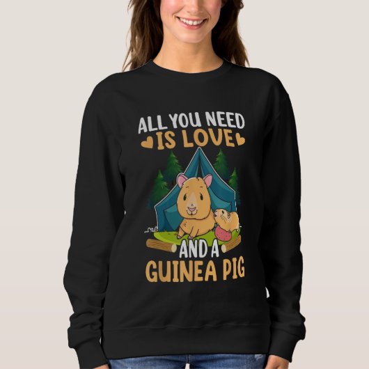 All You Need Is Love And A Guinea Pig Trui (Voorkant)
