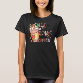 All You Need Is Love And Coffee Valentines Day Wom T-shirt (Voorkant)