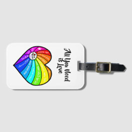 All You Need is Love Bagagelabel