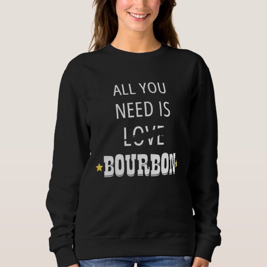 All You Need Is Love Bourbon Trui (Voorkant)