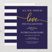All You Need Is Love Bruiloftsproefdiner Kaart (Voorkant / Achterkant)