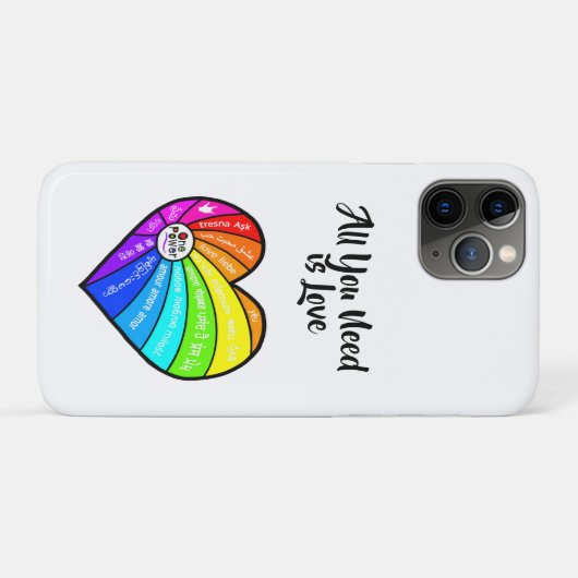 All You Need is Love Case-Mate iPhone Case (Achterkant (horizontaal))