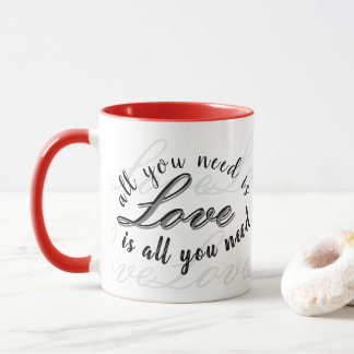 'All You Need Is Love' Charmant Hartverwarmend Cad Mok