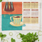 All You Need Is Love + Coffee Calendar Towel 2026 Theedoek (Gevouwen)