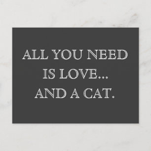 All You Need Is Love...en een hond - briefkaart