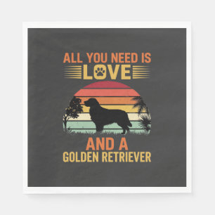 All You Need Is Love Golden Retriever Servet