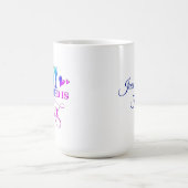 All You Need Is Love Inspirational Personalized  Koffiemok (Center)