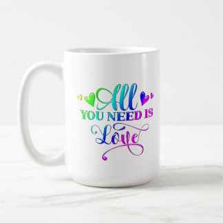 All You Need Is Love Inspirational Personalized Koffiemok