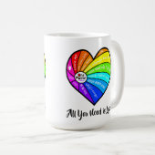 All You Need is Love Koffiemok (Voorkant rechts)