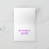 'All You Need Is Love' Notitiekaart (Binnen)