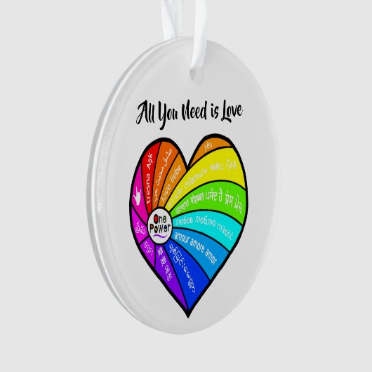 All You Need is Love Ornament (voorkant)