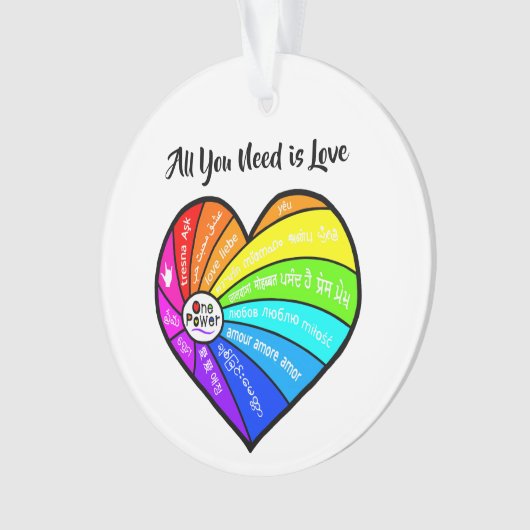 All You Need is Love Ornament (voorkant)