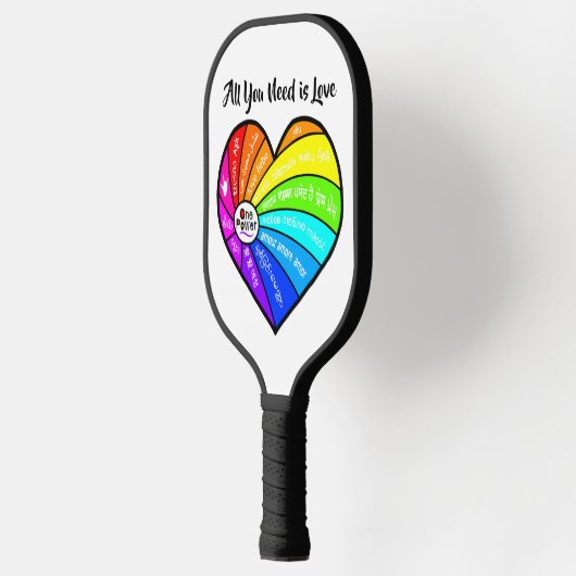 All You Need is Love Pickleball Paddle (Links)