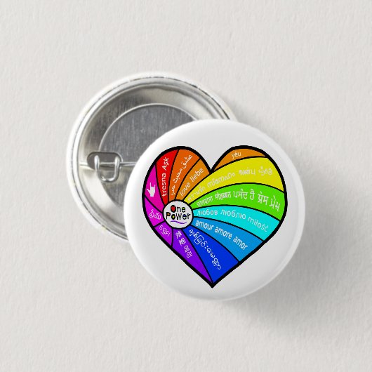 All You Need is Love Ronde Button 3,2 Cm (Voorkant /achterkant)