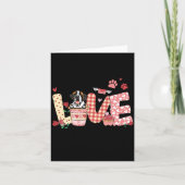 All You Need Is Love Saint Bernard And Coffee Vale Kaart (Voorkant)