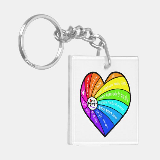 All You Need is Love Sleutelhanger (Voorkant Links)