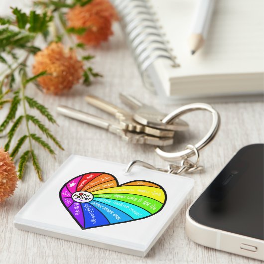 All You Need is Love Sleutelhanger (Voorkant Rechts)