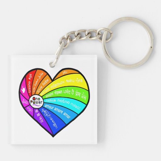 All You Need is Love Sleutelhanger (Achterkant)