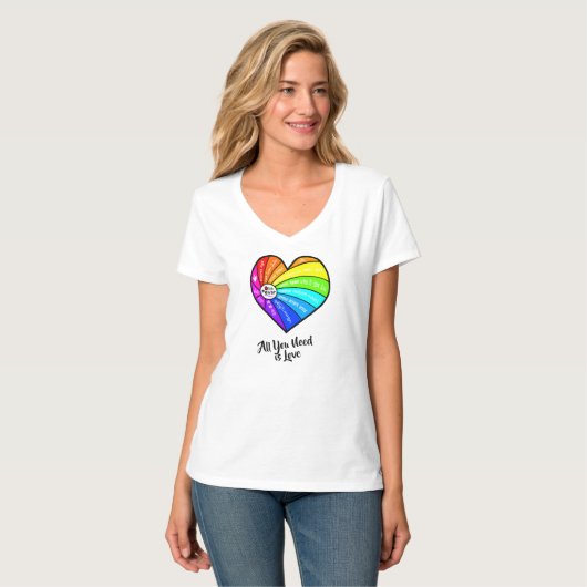 All You Need is Love T-shirt (Voorkant volledig)
