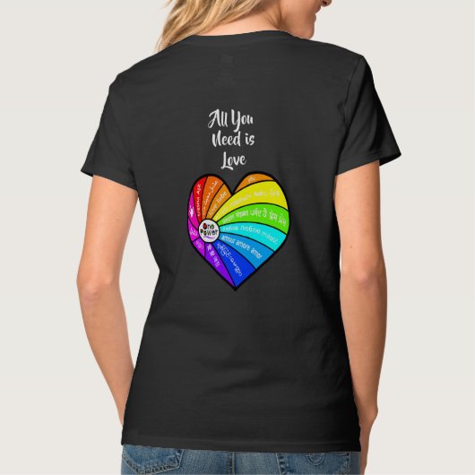 All You Need is Love T-shirt (Achterkant)