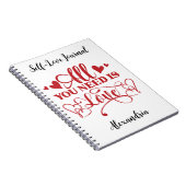 All You Need Is Love Typografie Notitieboek (Rechterzijde)