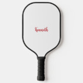 All You Need Is Love Typografie Pickleball Paddle (Achterkant)