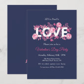 All You Need is Love Valentijnsdag Uitnodiging (Voorkant / Achterkant)