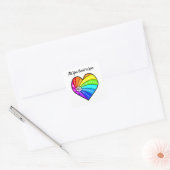 All You Need is Love Vierkante Sticker (Envelop)
