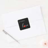 All You Need Is Love Vierkante Stickers (Envelop)