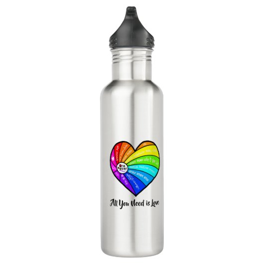 All You Need is Love Waterfles (Rechts)