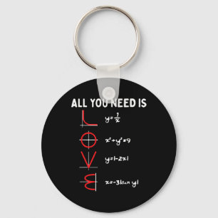 All You Need Is Love Wiskunde Valentijnsdag Wiskun Sleutelhanger
