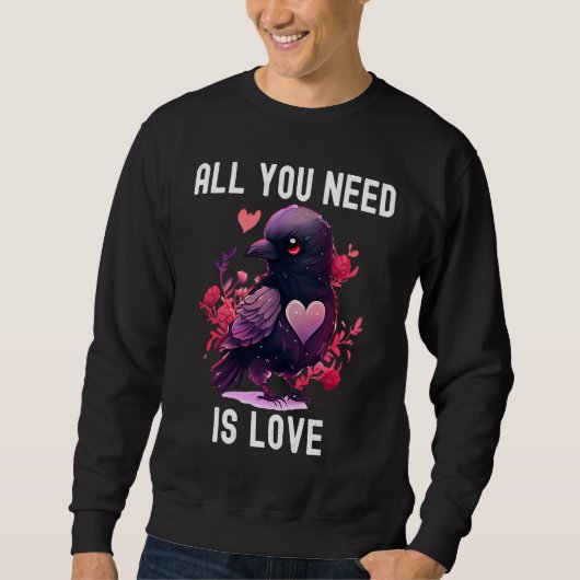 All you need is love with heart Valentine's Day Trui (Voorkant)