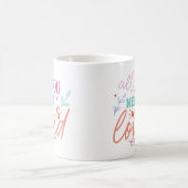 All You Need is Loved – Inspirational Mug with Hea Koffiemok (Center)
