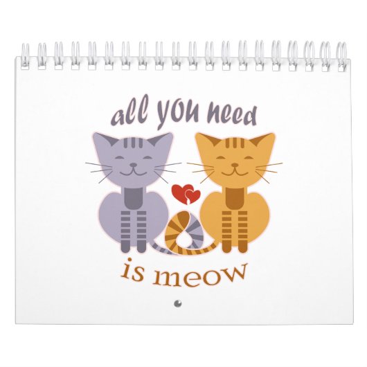 All you need is meow Valentine cats Kalender (Hoes)