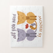 All you need is meow Valentine cats Legpuzzel (Verticaal)