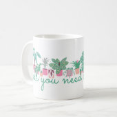 All You Need Is Plants Cute Coffee Mug Koffiemok (Voorkant links)