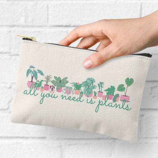 All You Need Is Plants Ritssluiting Zak Etui