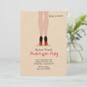 All You Need Is Shoes Uitnodiging (Staand voorkant)