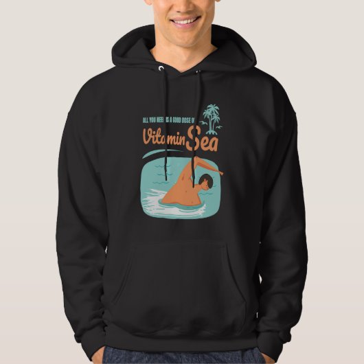 All you need is vitamin sea fun hoodie (Voorkant)