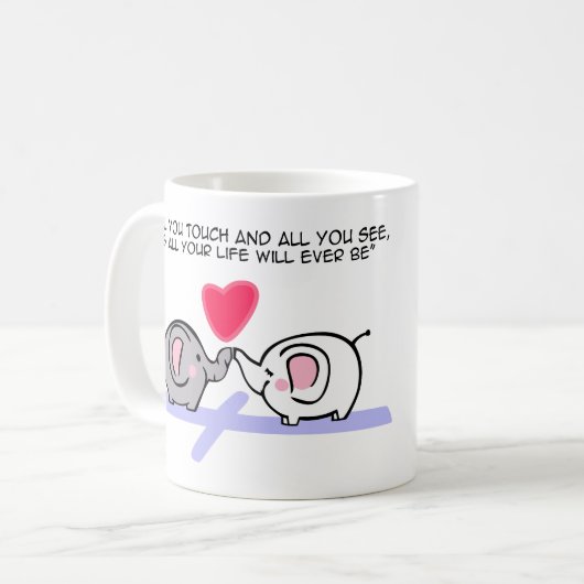 All you touch koffiemok (Voorkant links)