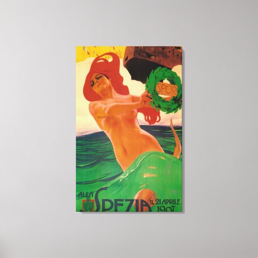 Alla Spezia Promotional Poster Canvas Afdruk (Voorkant)
