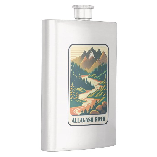 Allagash River Maine Kleuren Flacon (Rechts)