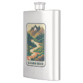 Allagash River Maine Kleuren Flacon (Links)