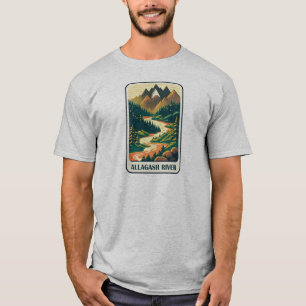 Allagash River Maine Kleuren T-shirt